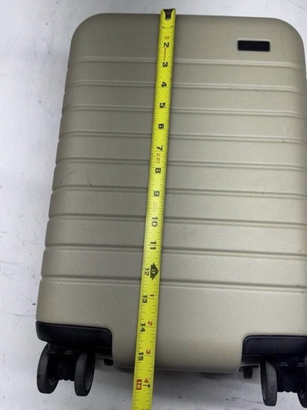 Away Carry-On Suitcase in Salt White with Black Trim - Picture 3 of 7